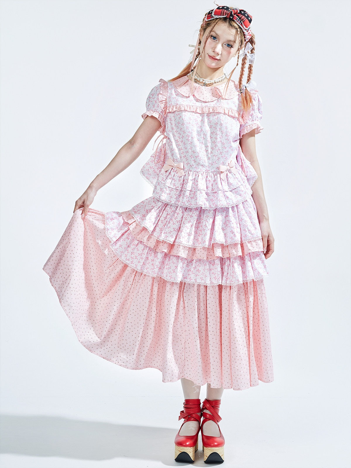 Old-School Hime Pink Dress Set