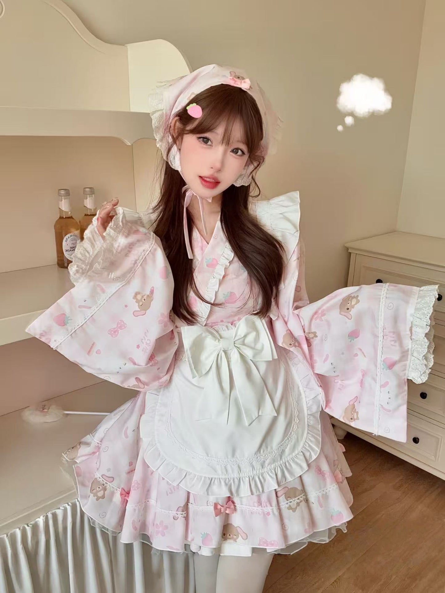 Lolita Cute Japanese-Style Maid Outfit LE1050