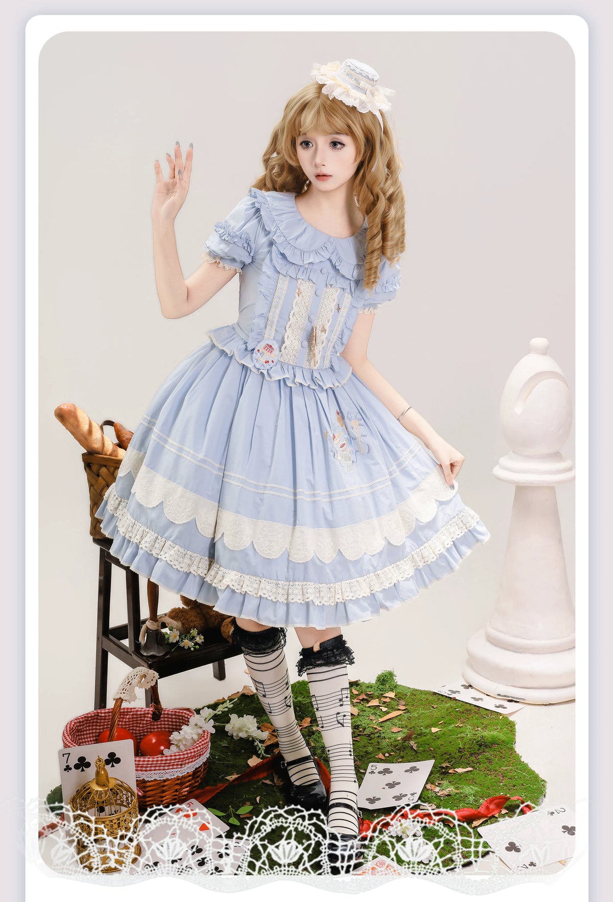 Finding Alice Lolita Original Cute Doll Style OP Dress