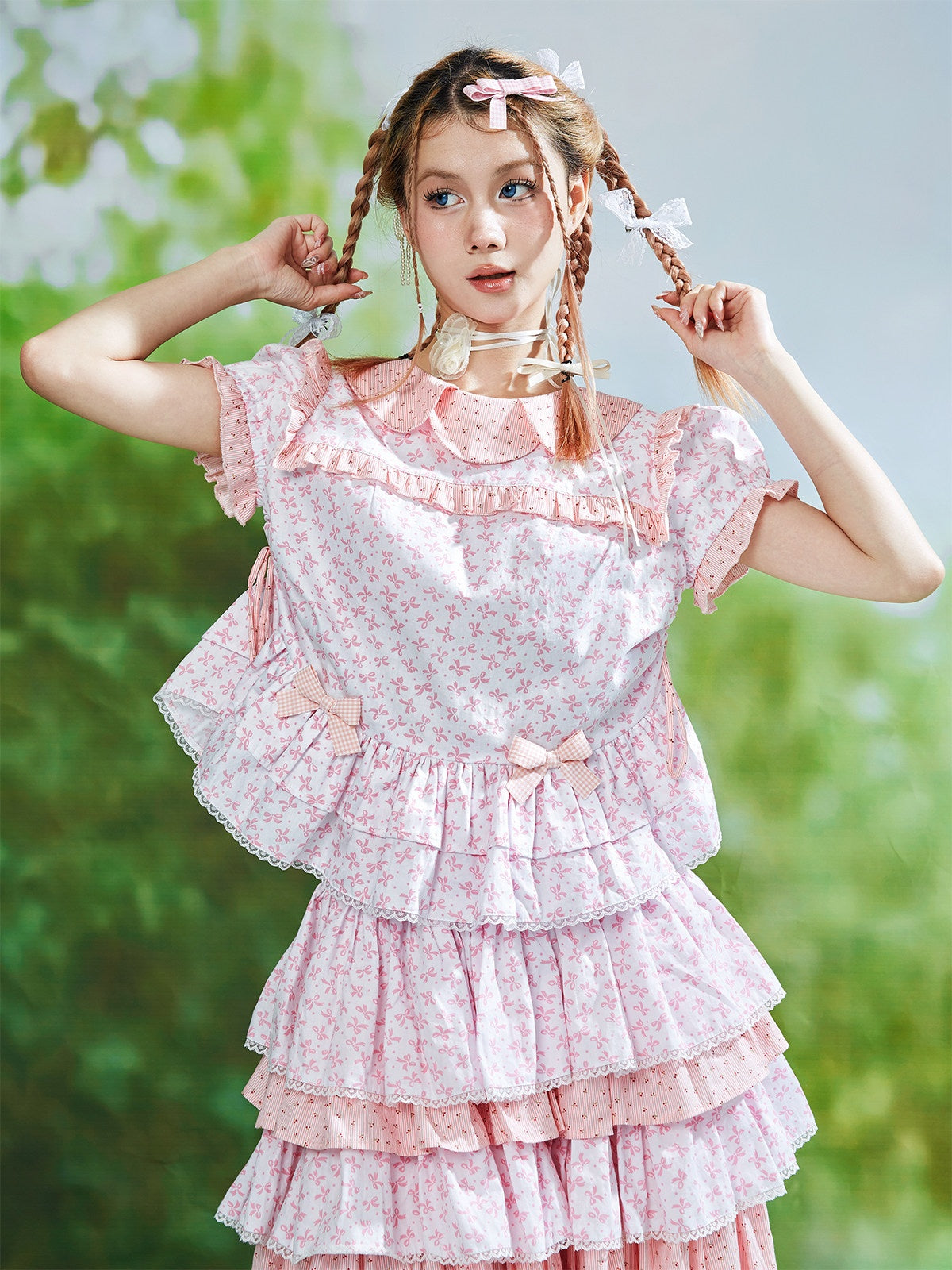 Old-School Hime Pink Dress Set