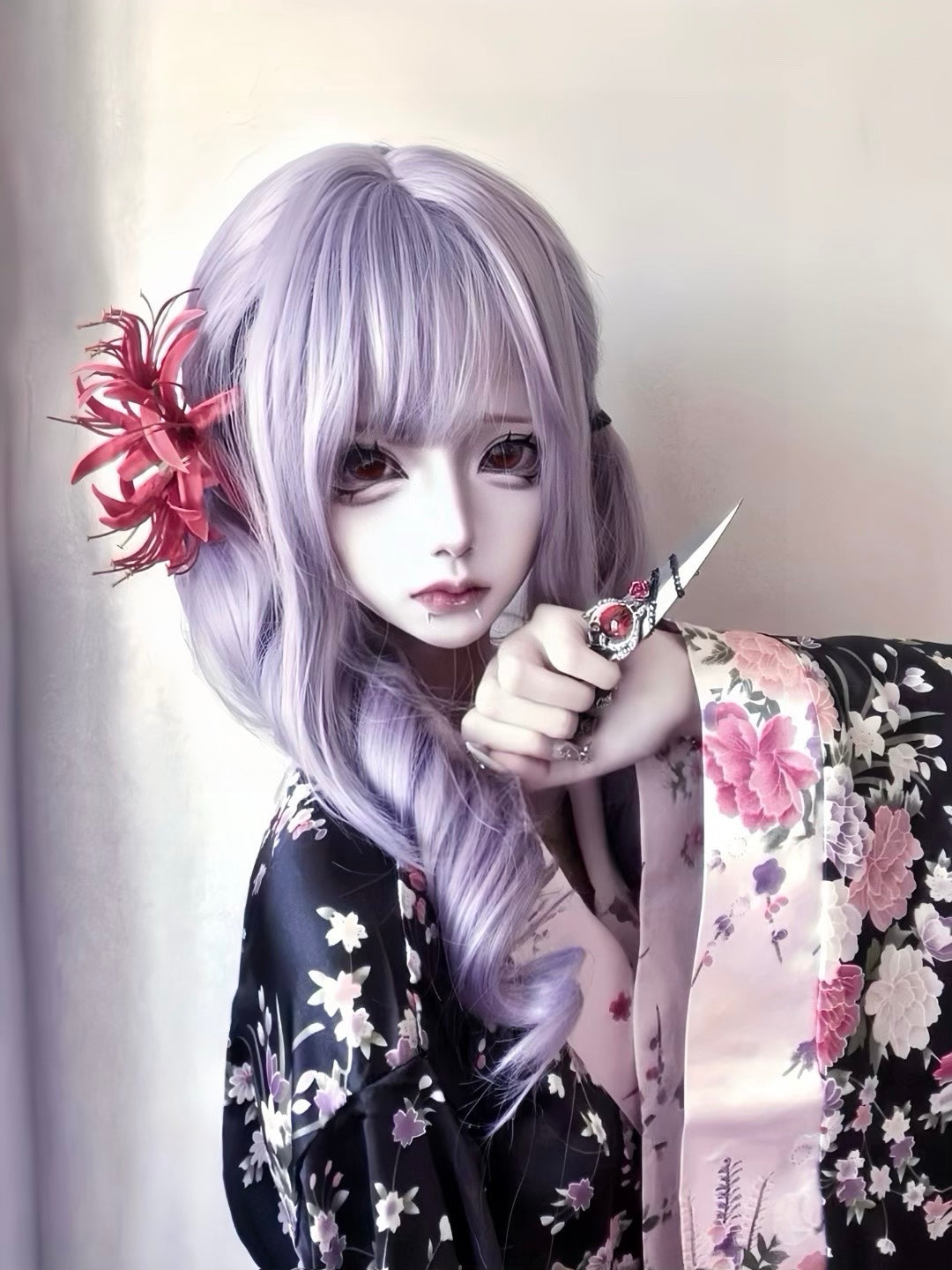 Lolita J-Fashion Kawaii Wavy Twin Tail Wig LE7035