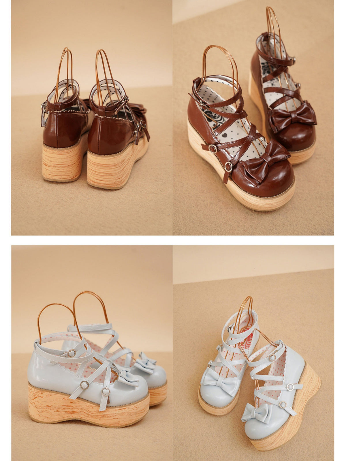 Tarta Tower Japanese Lolita Round‑Toe Platform Shoes
