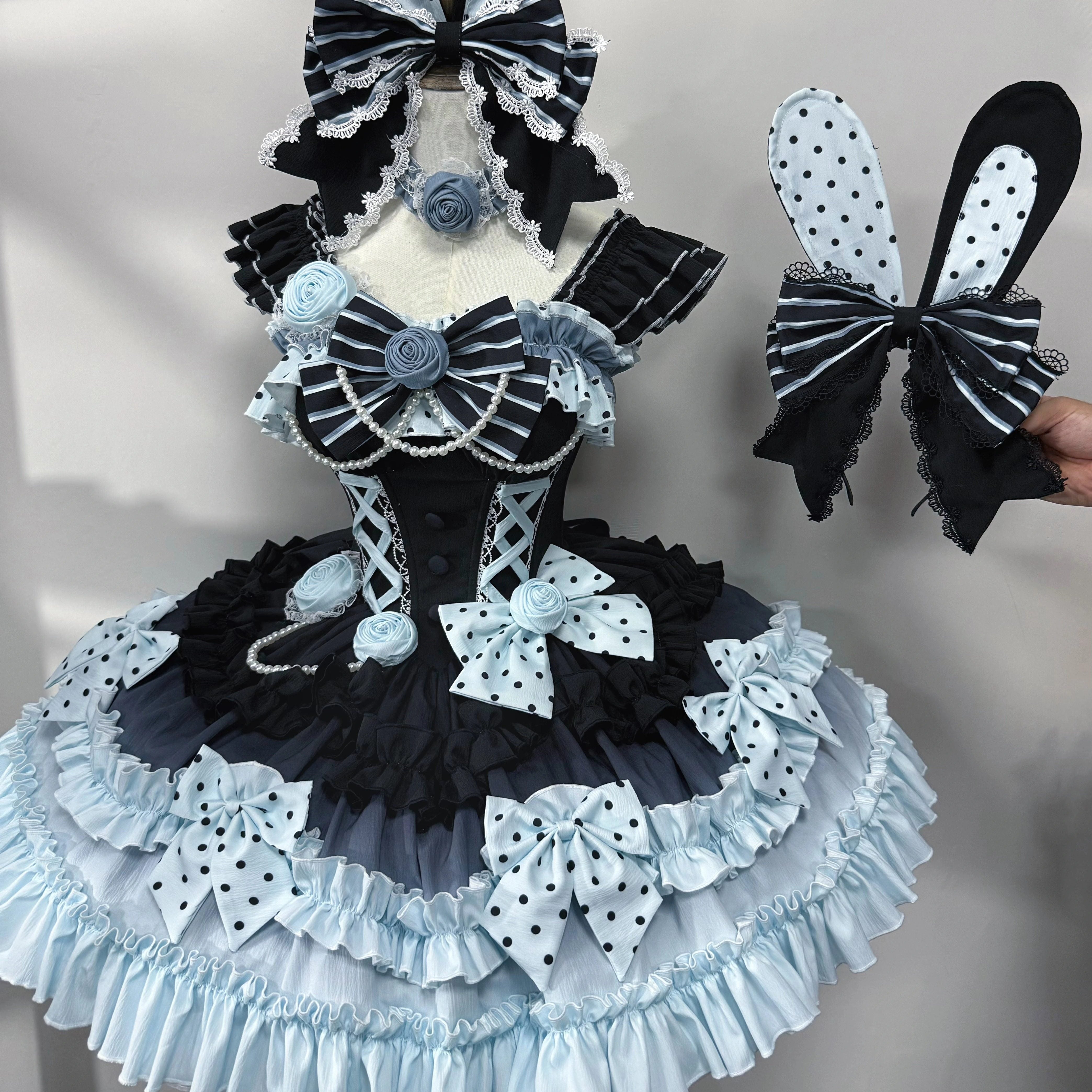 Baburella Blue Sweet Lolita Cake JSK Dress
