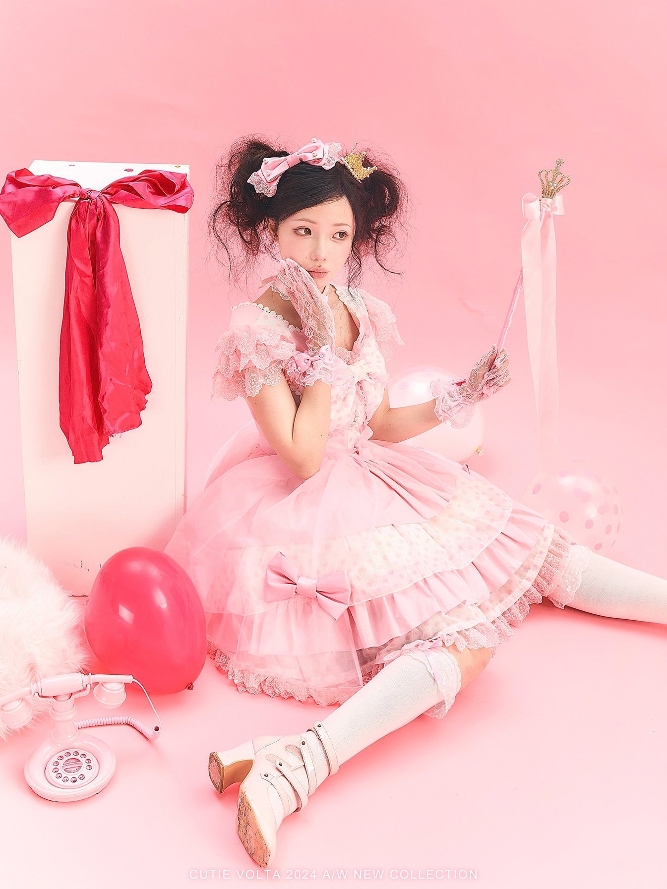 Candy Blog Lolita Pink OP Dress