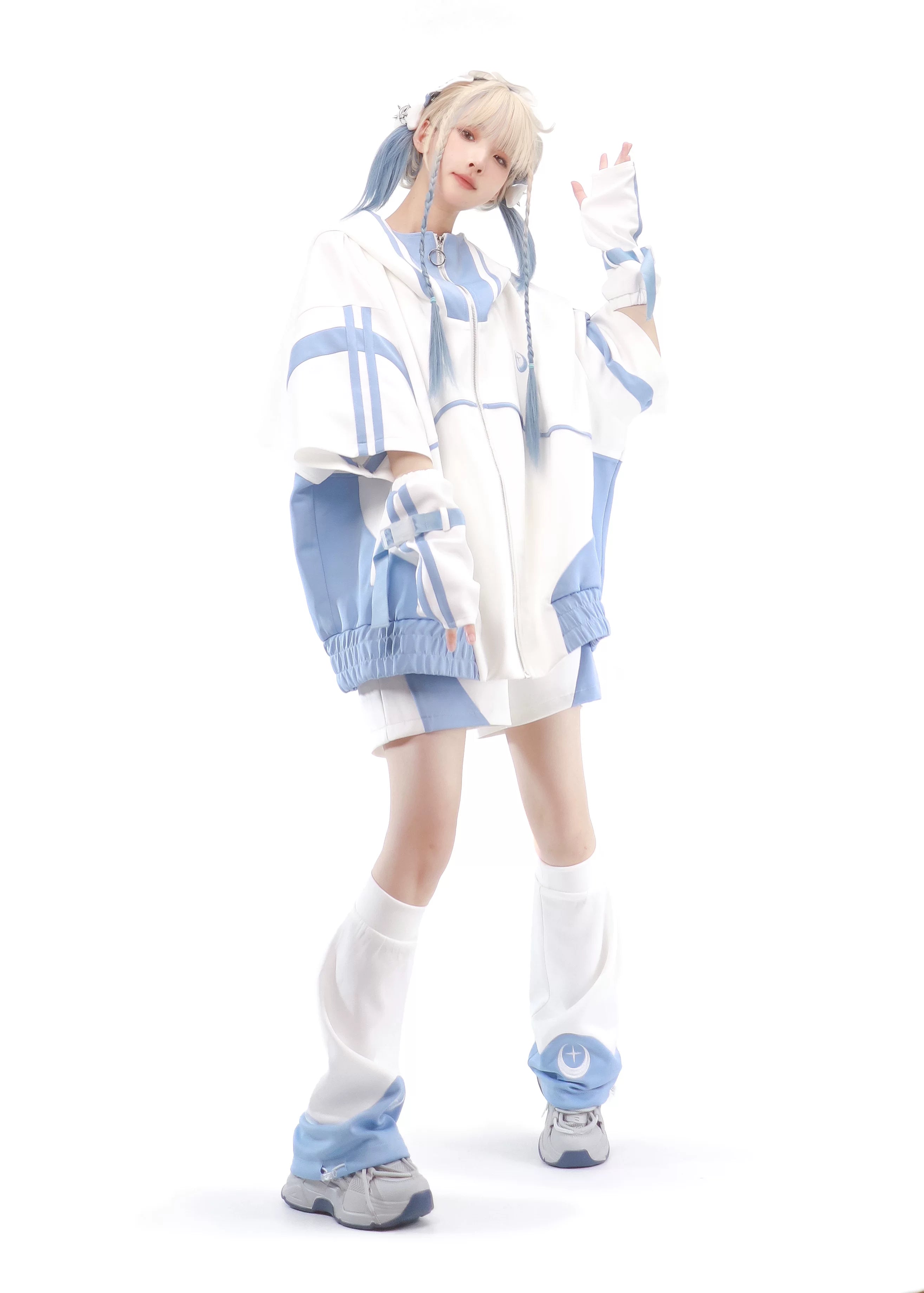 Star Signal Anime Techwear Short-Sleeve Set with Accessories