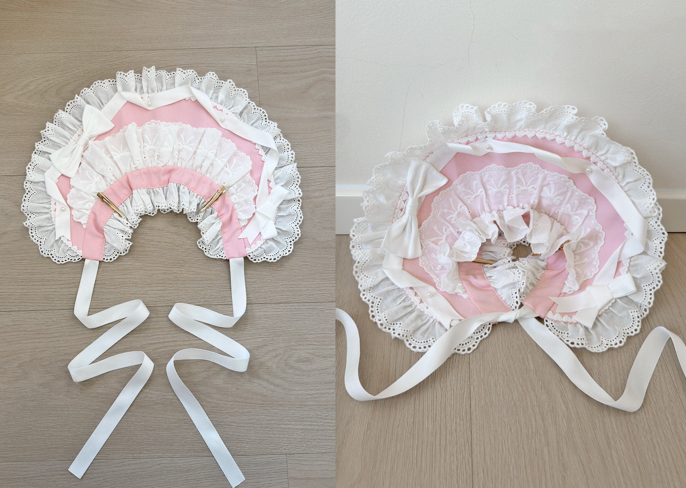 Cream Fondant Sweet Pink Retro 6-Panel Cut Original Lolita JSK