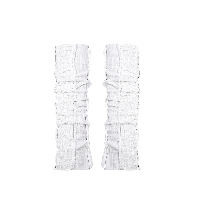 Lolita White Tie-Dye Punk Suspender Dress LG1020