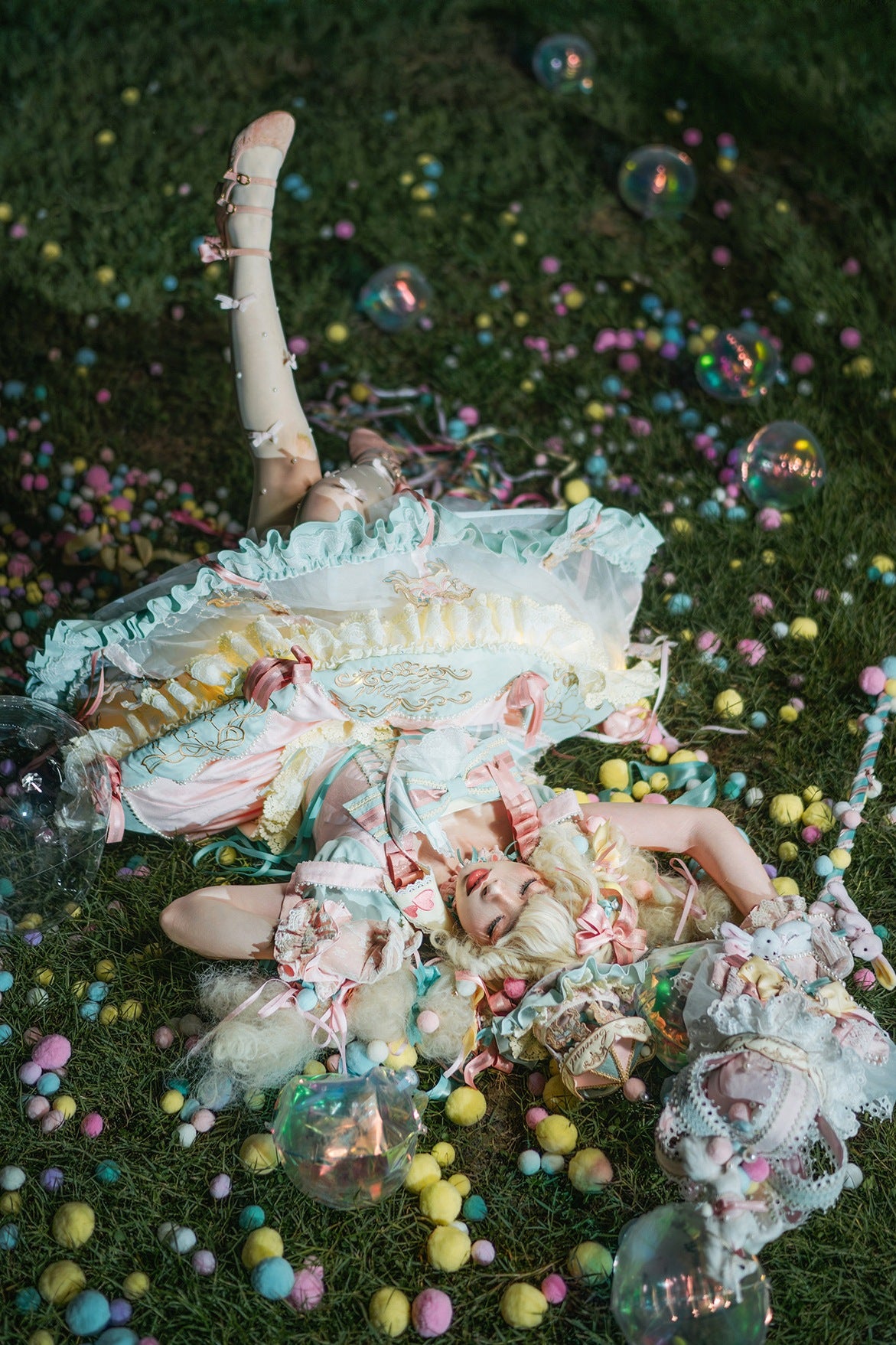 Dreamland Sweet Princess Light-Up Lolita OP Dress