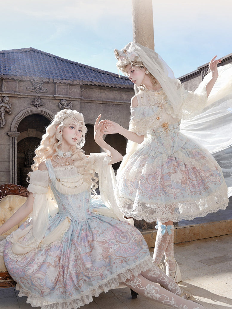 Moon‑Veil Zodiac Elegant Retro Ancient‑Greek Lolita Accessories