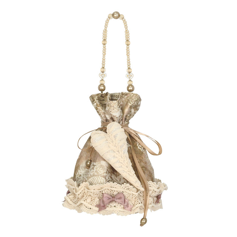 Cupid's Poem Casket Rococo Corset & Train Dress Set