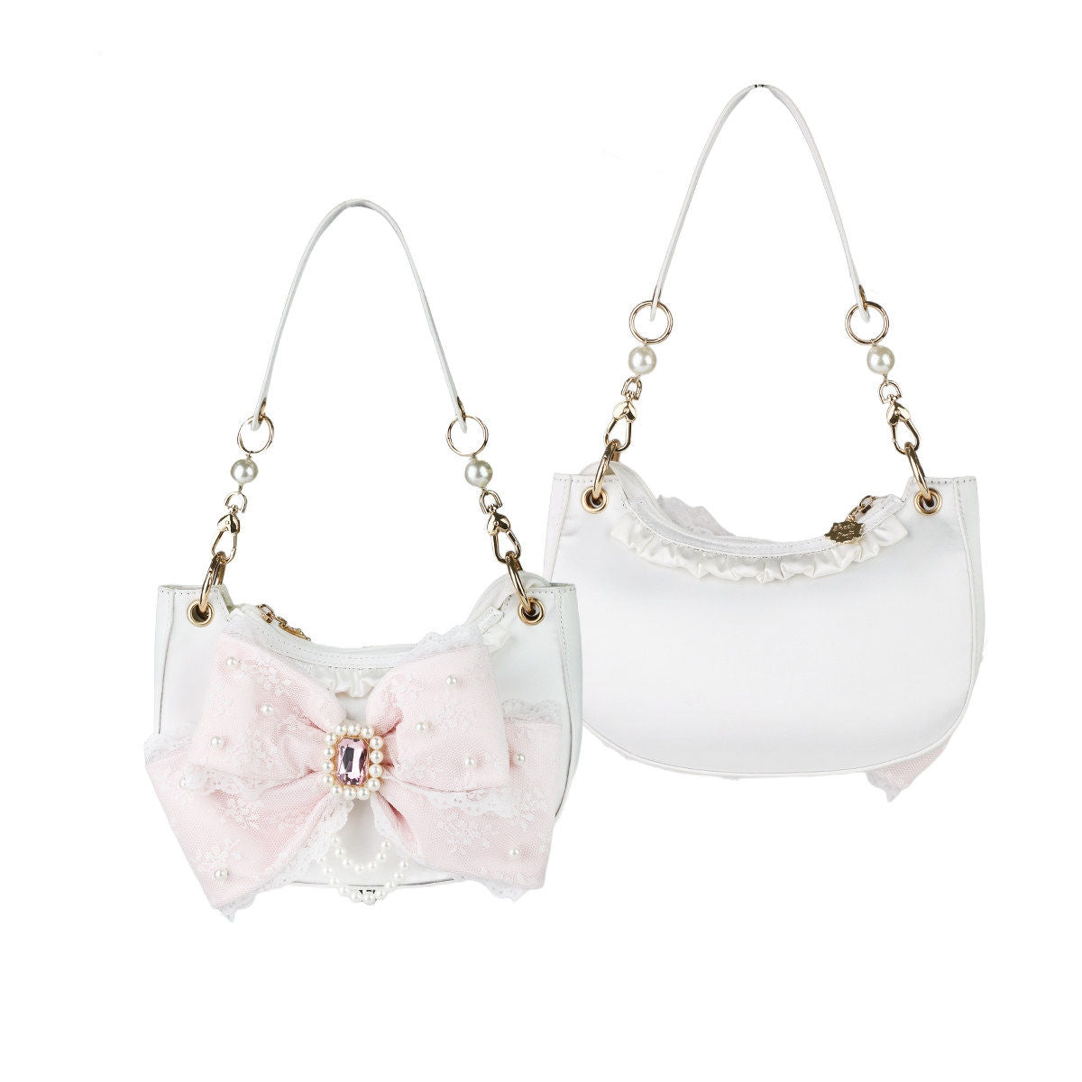 Lace Love Lolita Bow Single Shoulder Bag