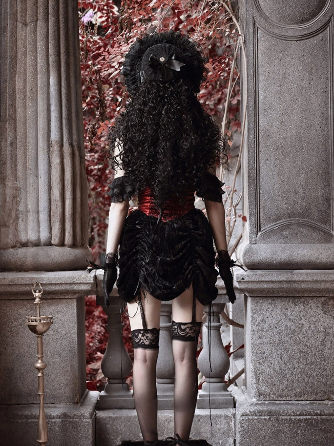 Duchess Gothic Spider Web Dress