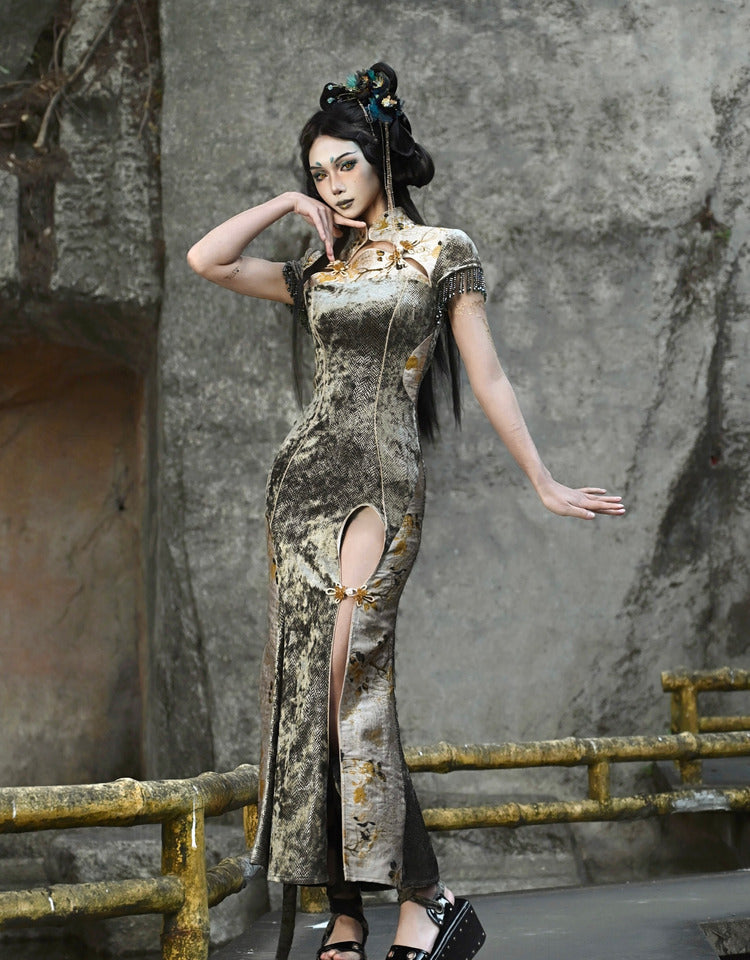 Lolita Punk Cosplay Style Cheongsam Dress LE1006