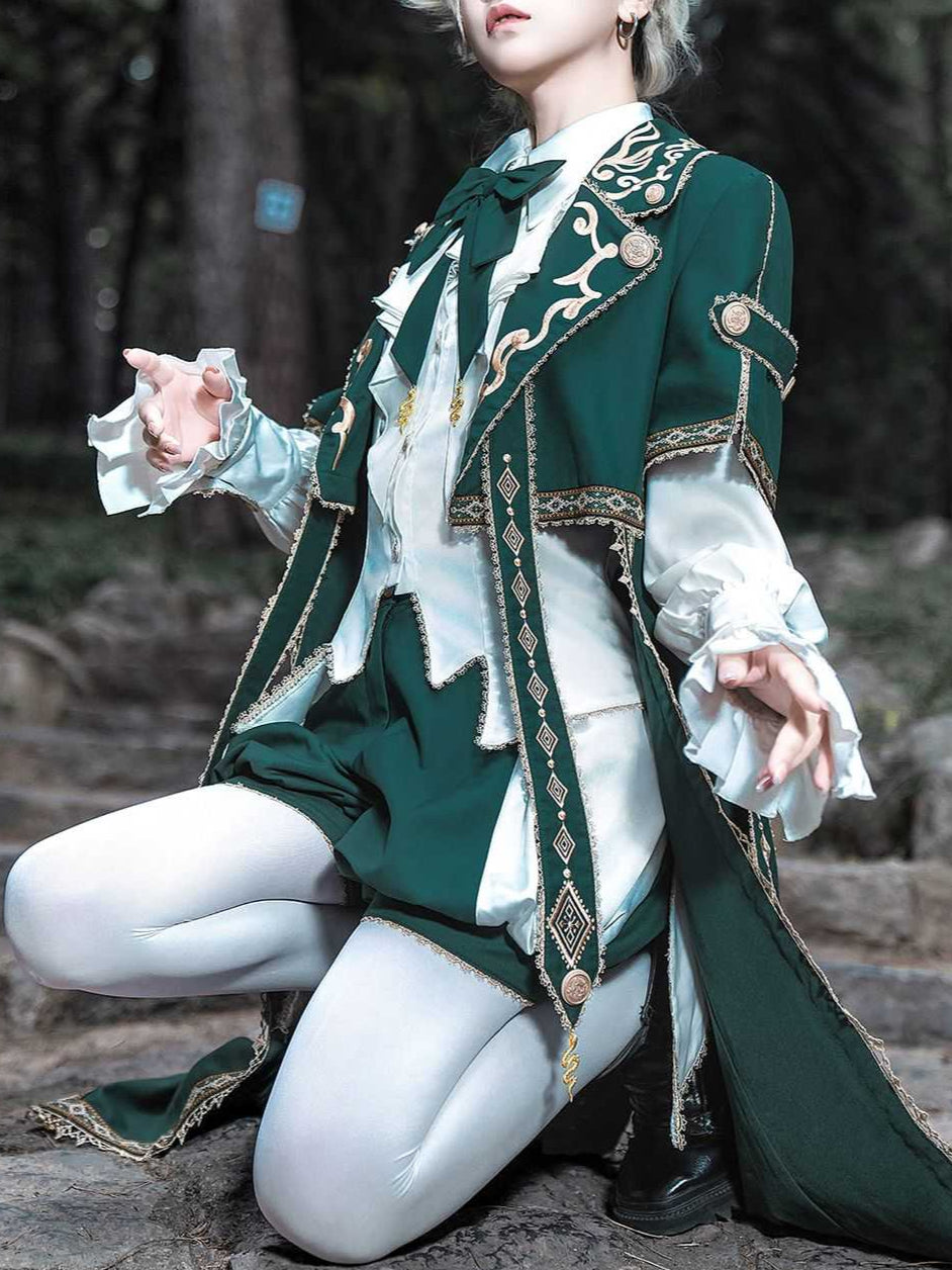 Fall Military Ouji Prince Suit & Cape Set LO1004