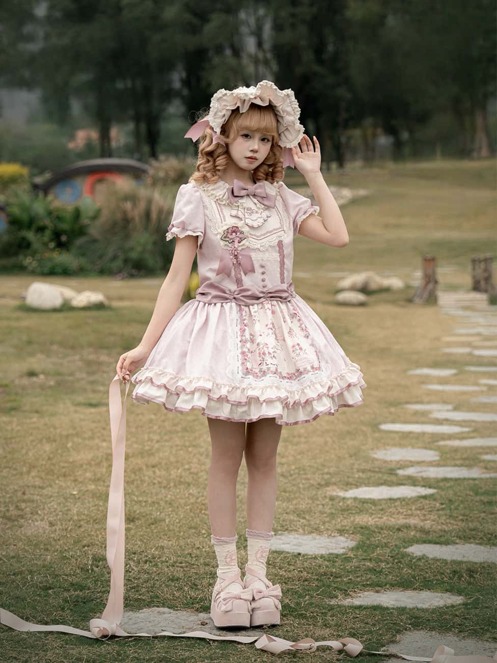 Rose Catalog Lolita Pink OP Dress
