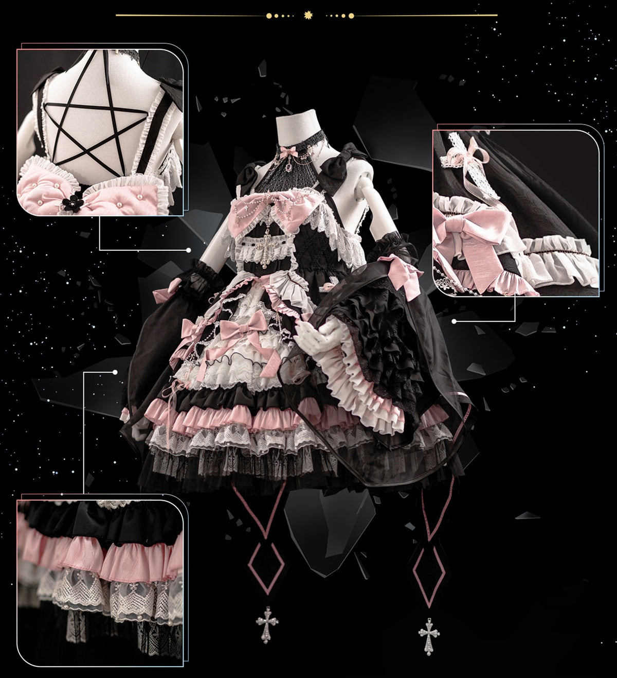 Gluttony Witch Gothic Lolita Dress Set