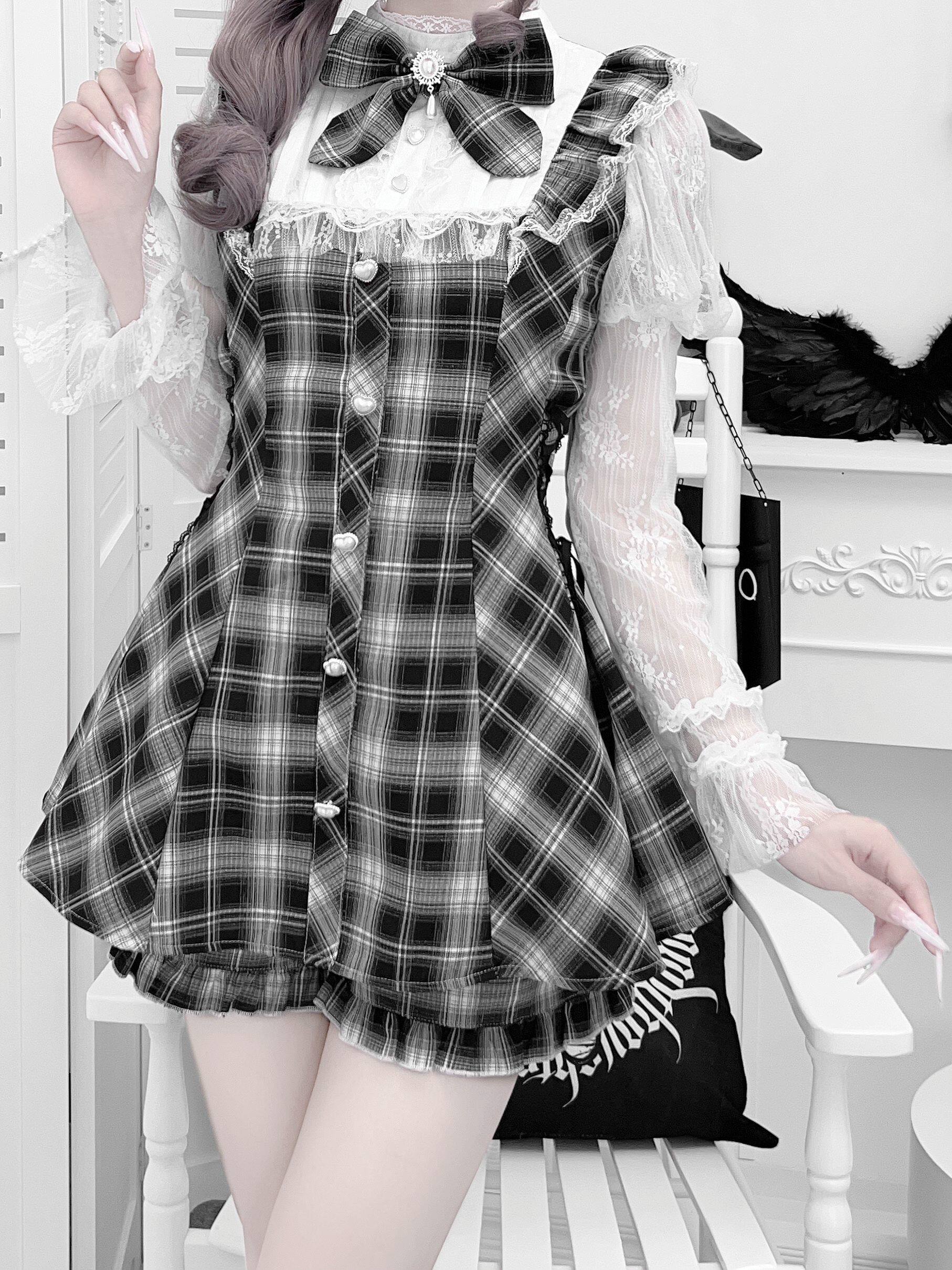 White Wings Praise Ryousangata Lace Kawaii Set