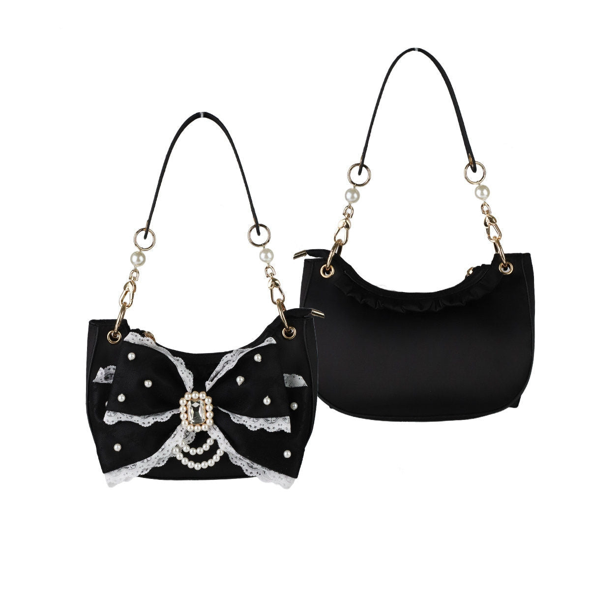 Lace Love Lolita Bow Single Shoulder Bag