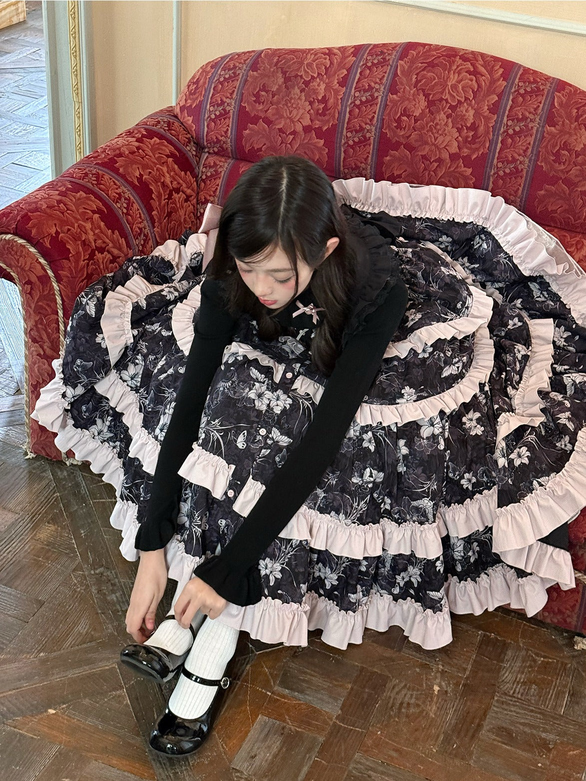 Star‑of‑Bethlehem Lily Japanese‑Style Classic Lolita JSK Dress