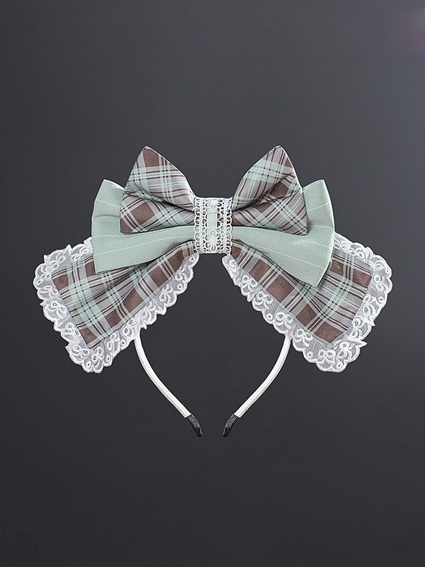 Cocoa Mousse Maiden Lolita Fitted Waist Tiered‑Hem OP Dress