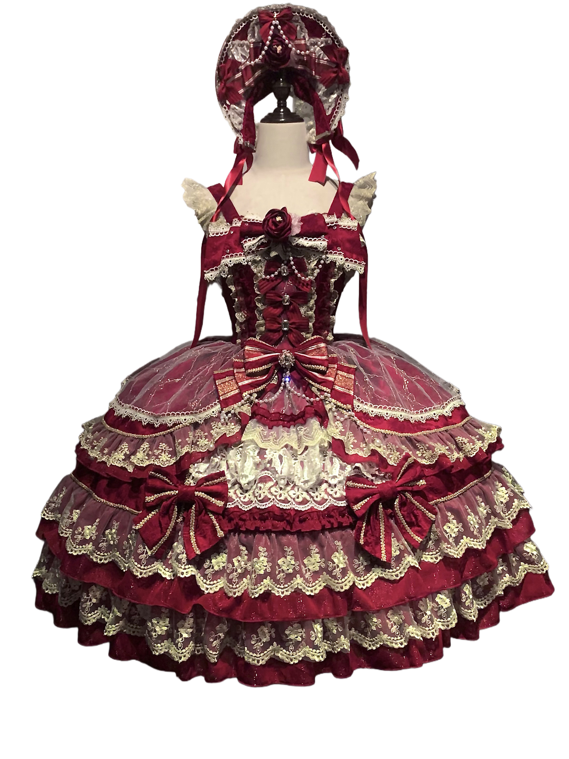 Lolita Doll Inspired JSK Vintage Lace Dress LS1004