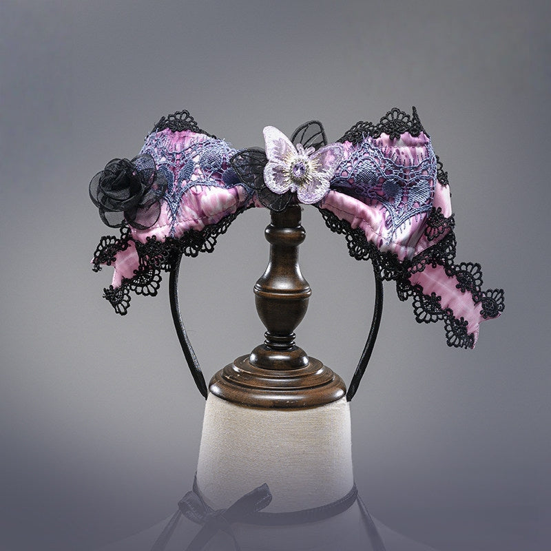 Dead Leaf Butterfly 1.0 Lolita Gothic Purple JSK Dress Set
