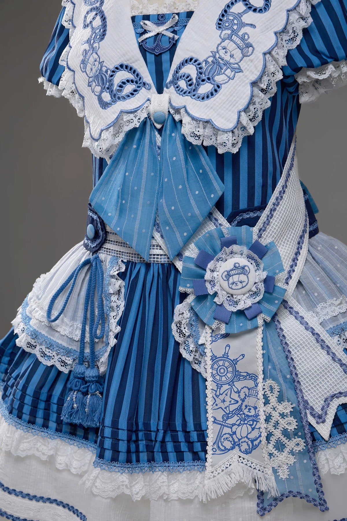 Antique Sailor Bear Lolita Accessories Set