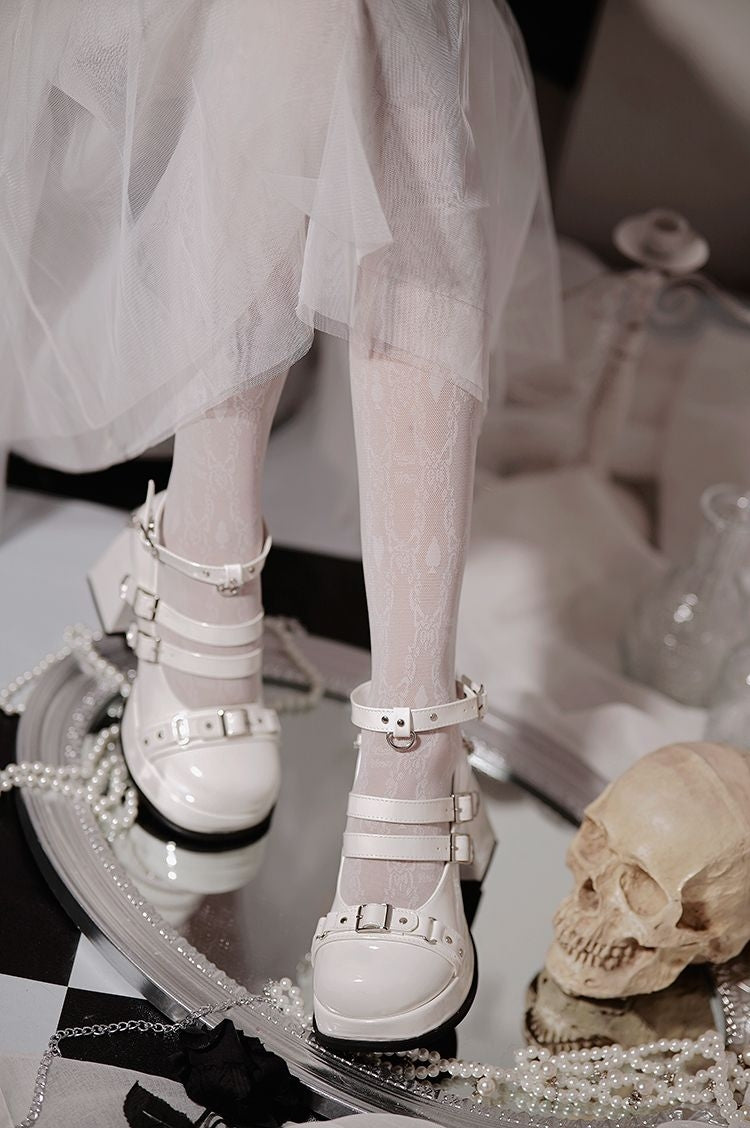 Lolita Japanese Mary Jane Elegant High Heels LE5021