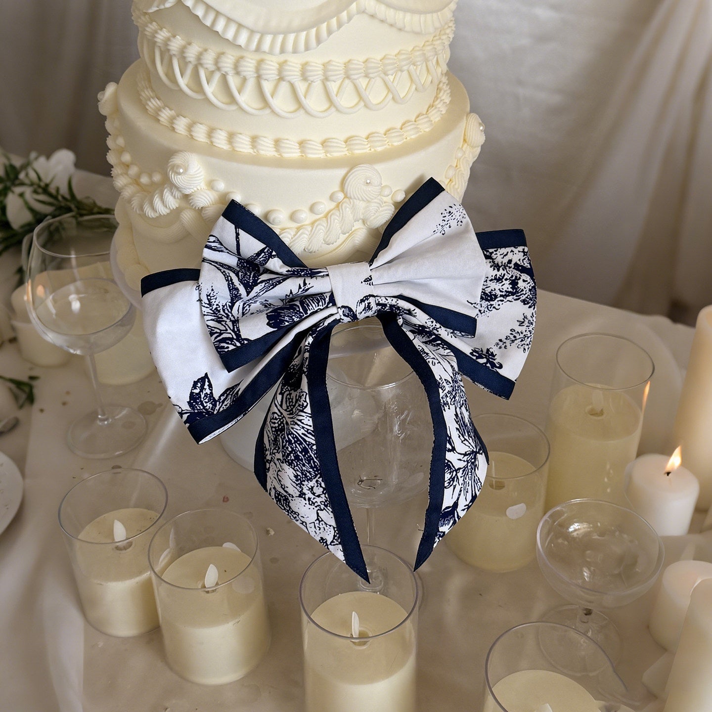 Dream in Porcelain Blue & White Porcelain Dress