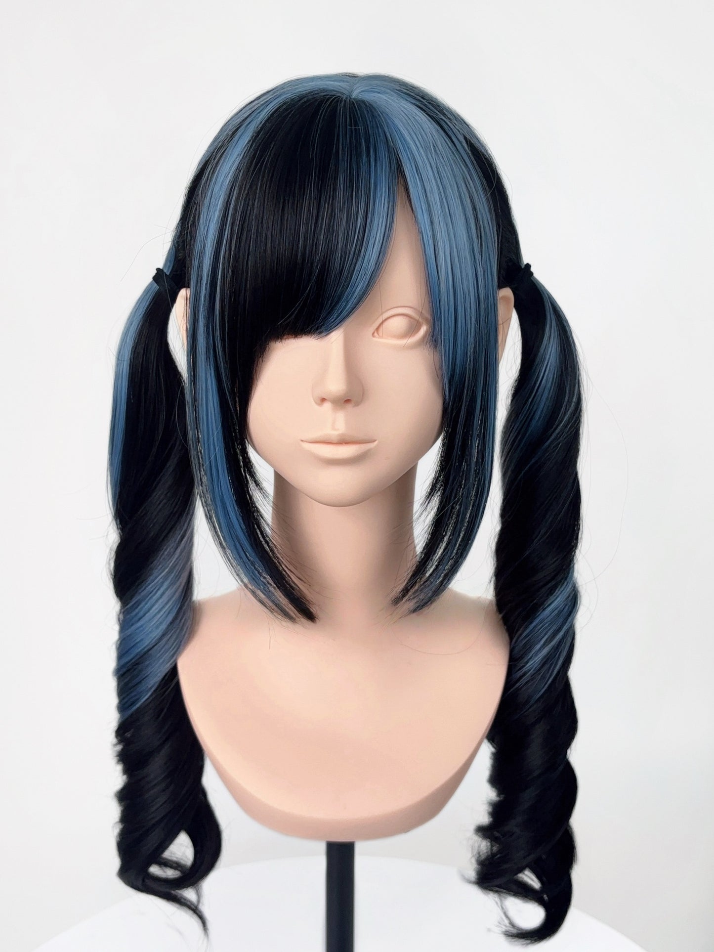 Lolita J-Fashion Highlight Wavy Twin Tail Wig LE7036