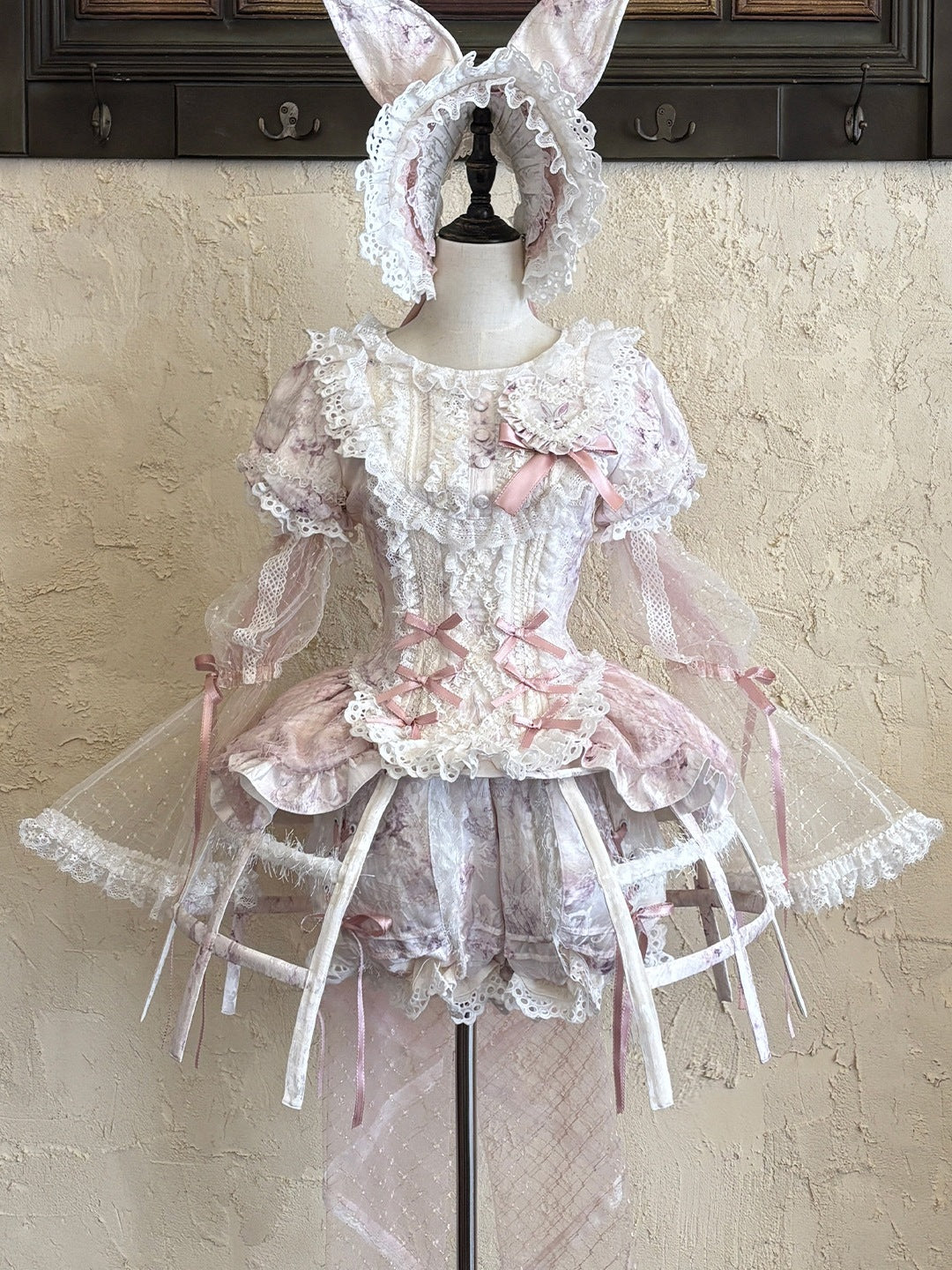 Castle Bunny Vintage Doll‑Like Two‑Piece Lolita Set