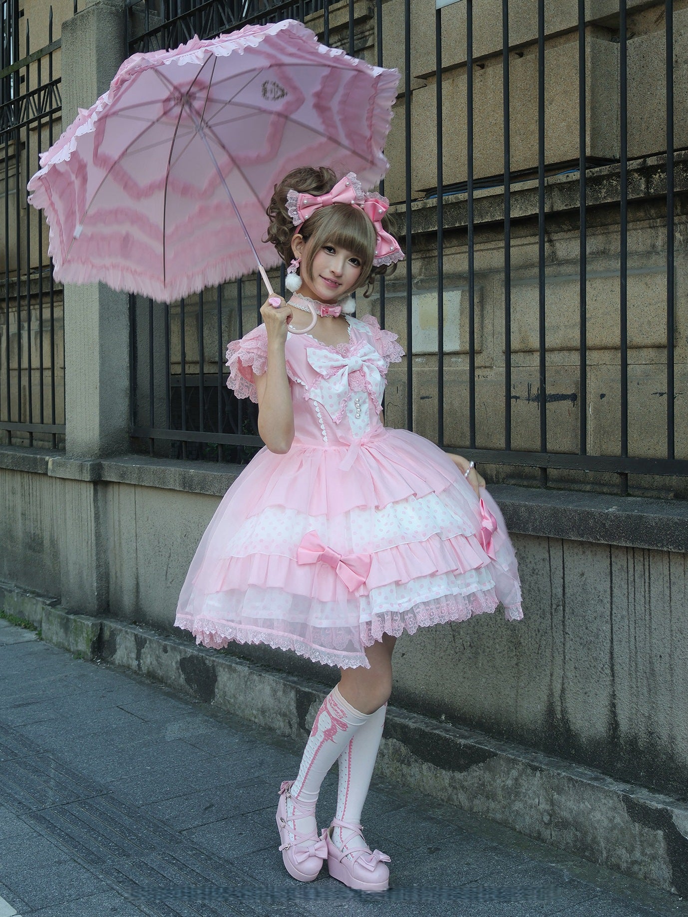 Candy Blog Lolita Pink OP Dress