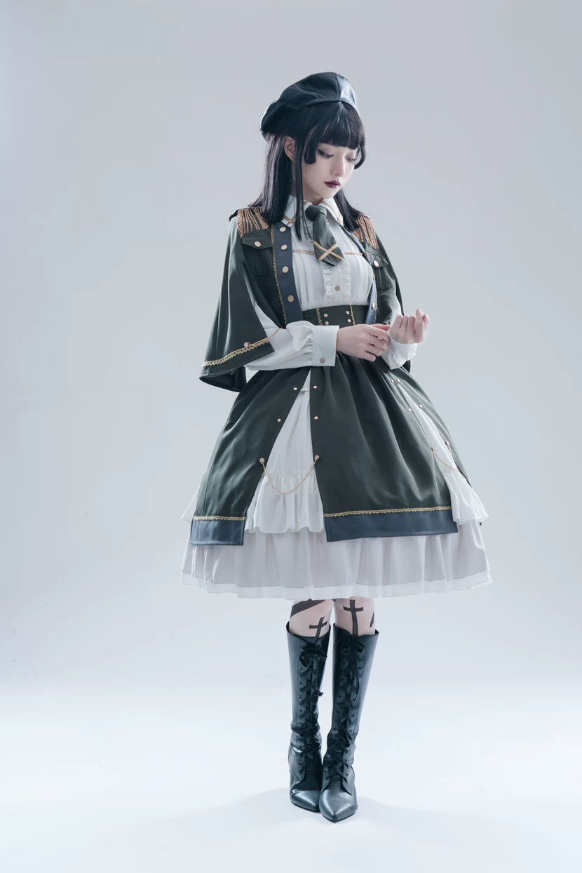 Girl Commander Lolita Original Designed Military Set