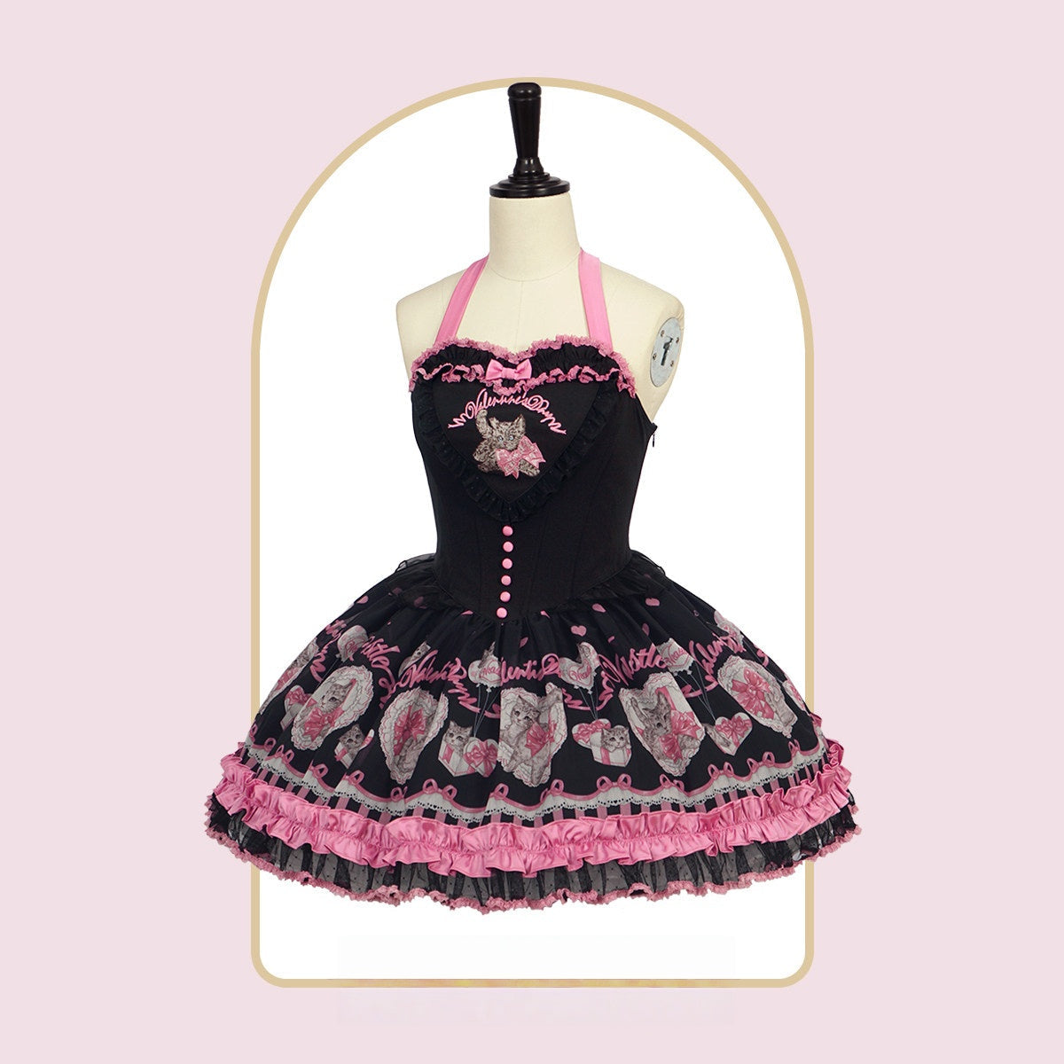 Cupid Kitten Lolita Waist JSK & OP Dress