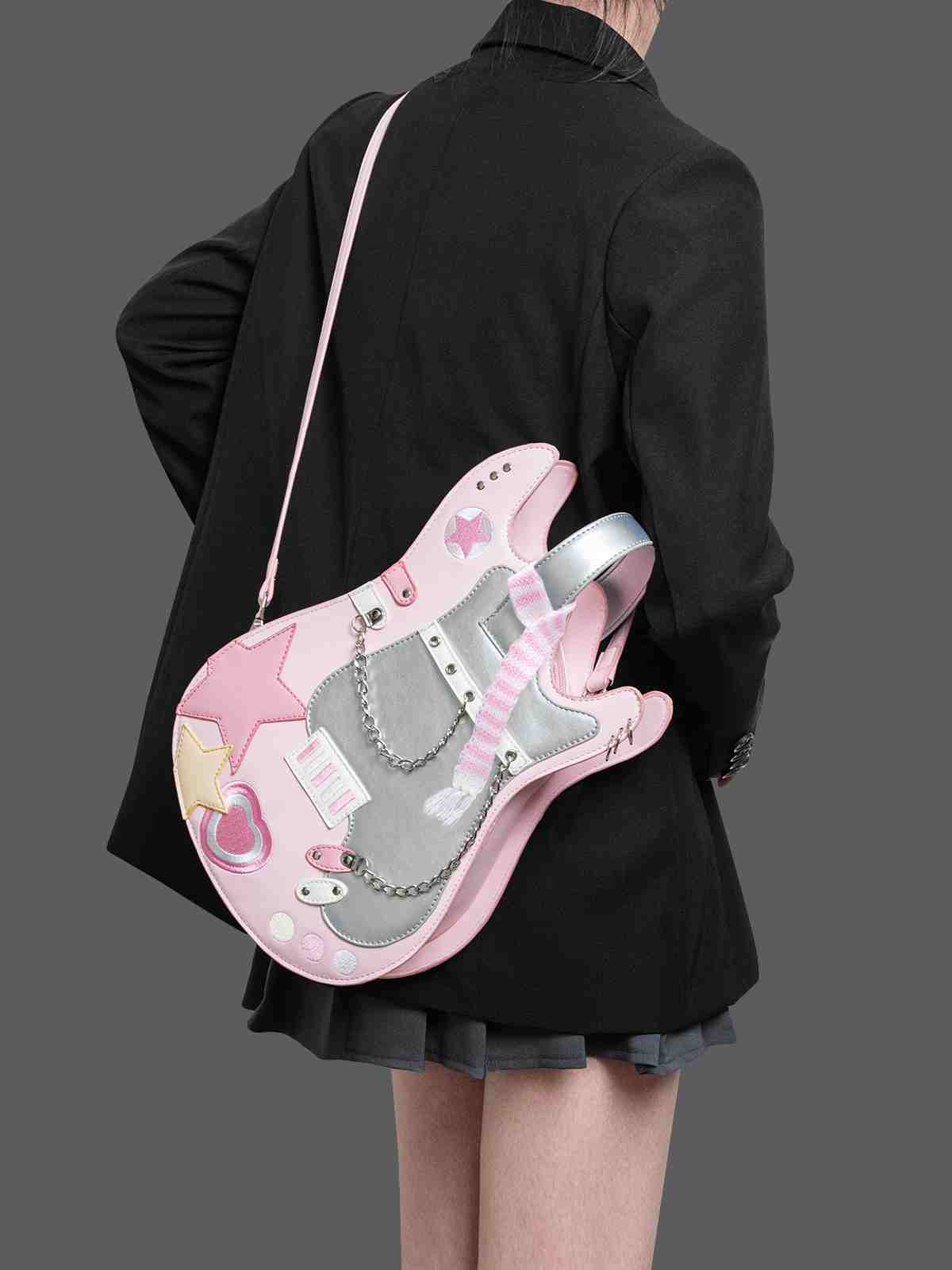 Lolita Punk Goth Guitar Backpack LE8001