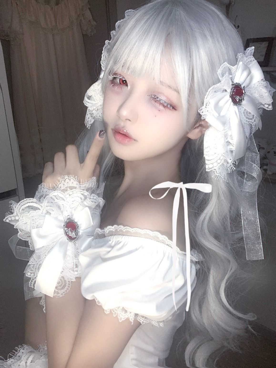 Lolita Y2K Lace Bow Hair Clips/Arm Sleeves LE6014