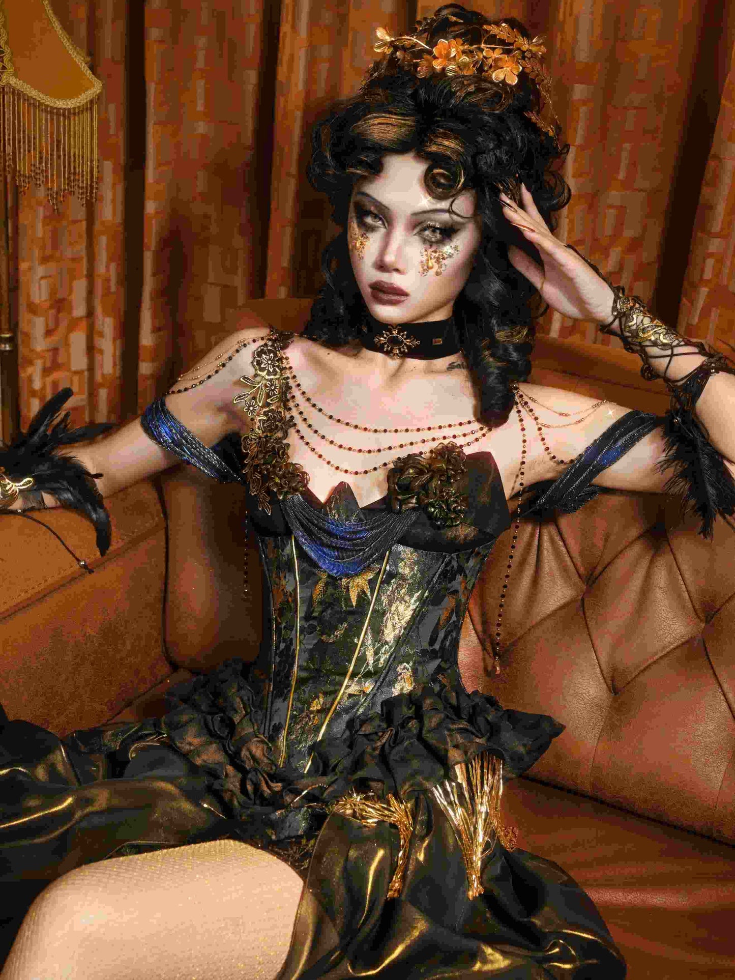 Lolita Gothic Vintage Elegant Set LG1049