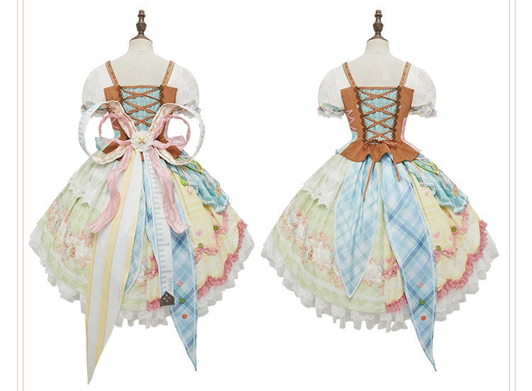 Infinity Warmth Art of Tailoring Lolita Spliced OP Full Set
