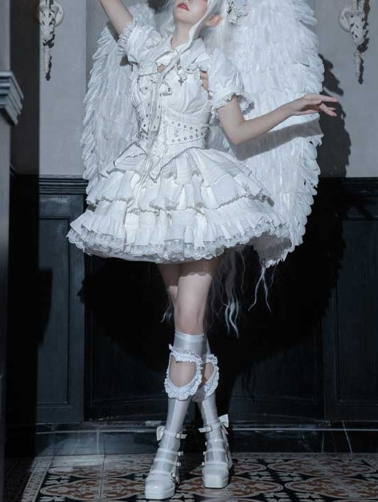 Lolita Gothic Sweet Short JSK Dress LG1058