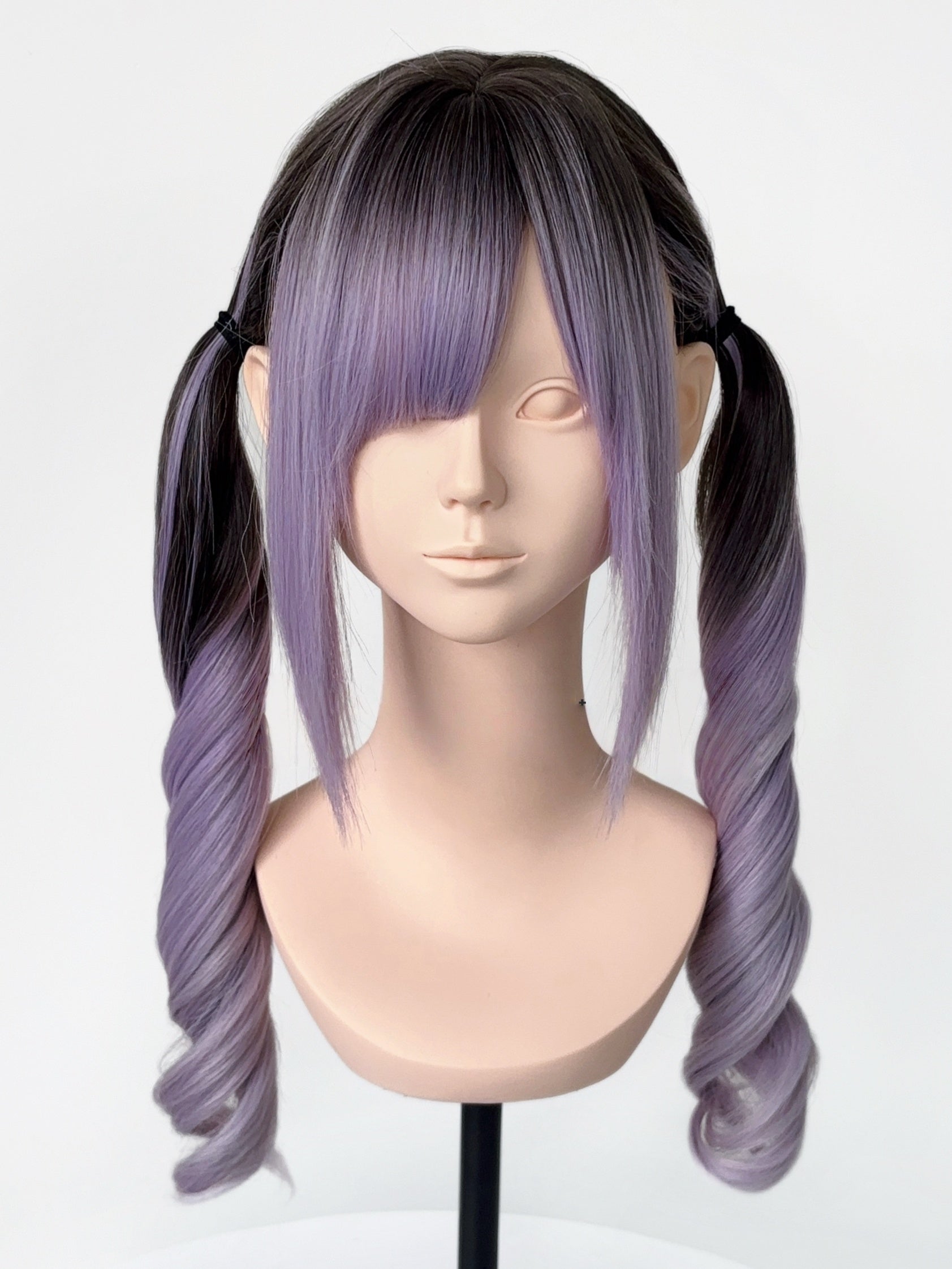 J-Fashion Highlight Wavy Twin Tail Wig