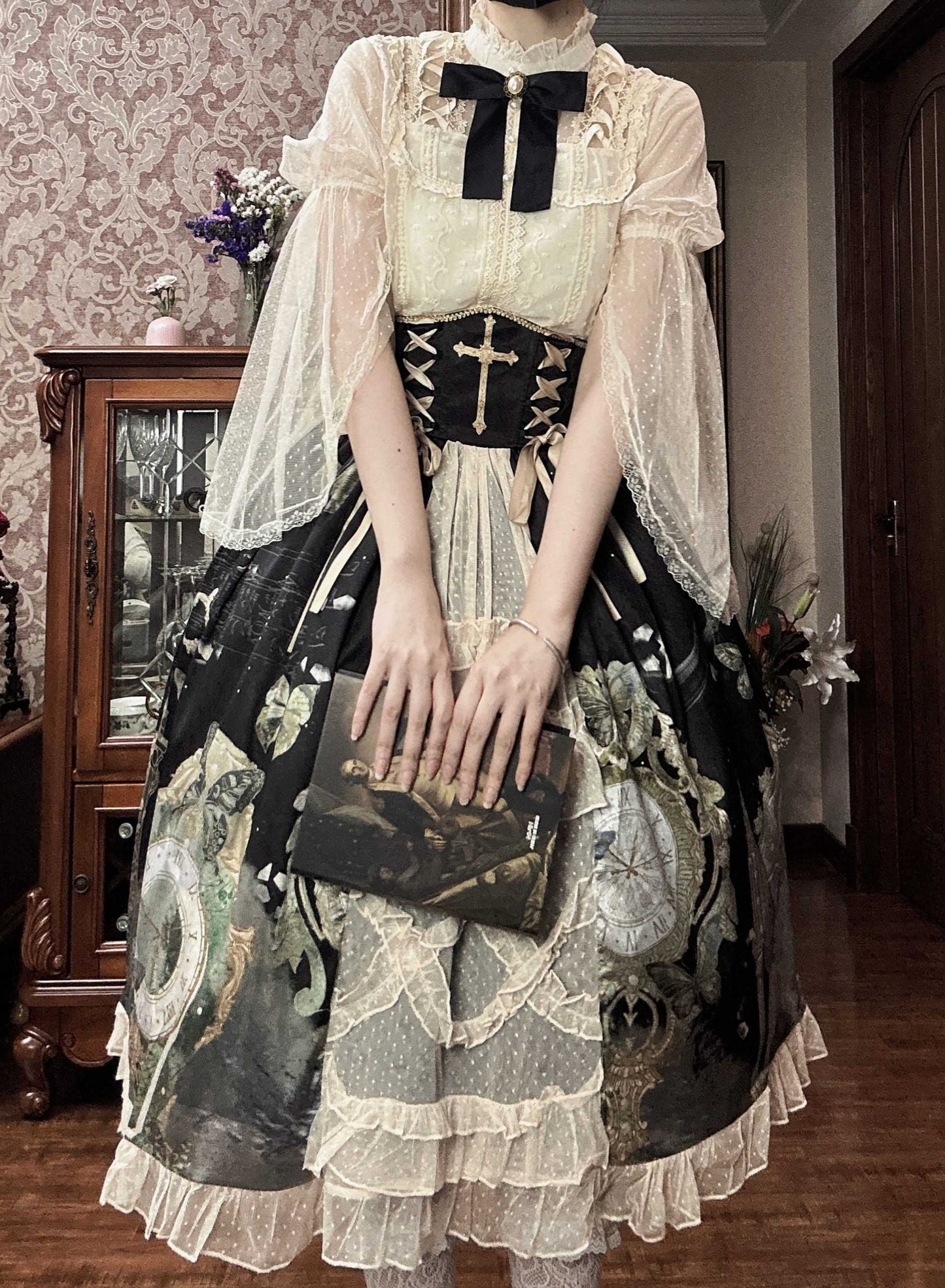 Lolita Elegant Vintage Dress LC1009