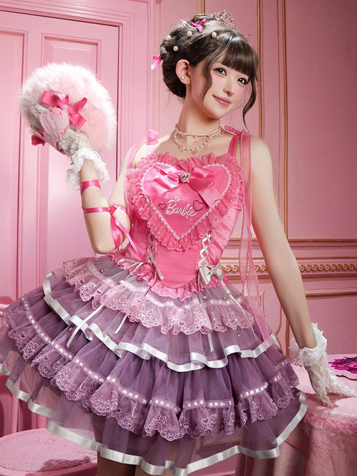 Princess Academy x Barbie Collab Original Sweet Lolita JSK Dress