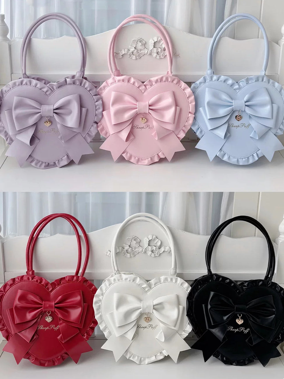 Love Knot Lolita Bow Decoration Handbag
