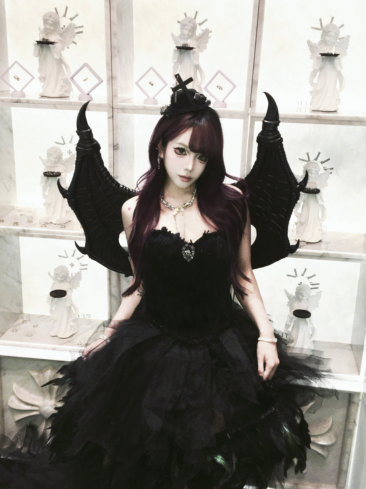 Dragon Bone Original Dark Gothic Birdcage Corset Dress