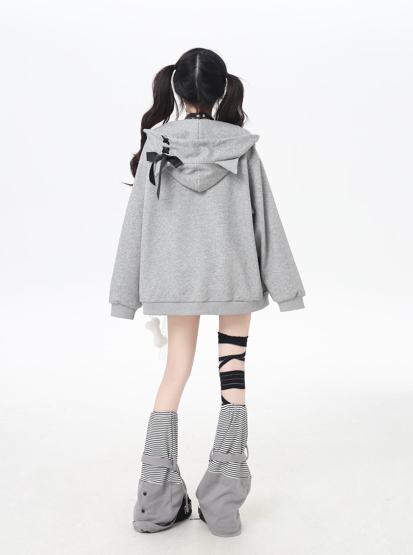 Kawaii Otaku Y2K Cat Ear Oversized Jacket LE1019