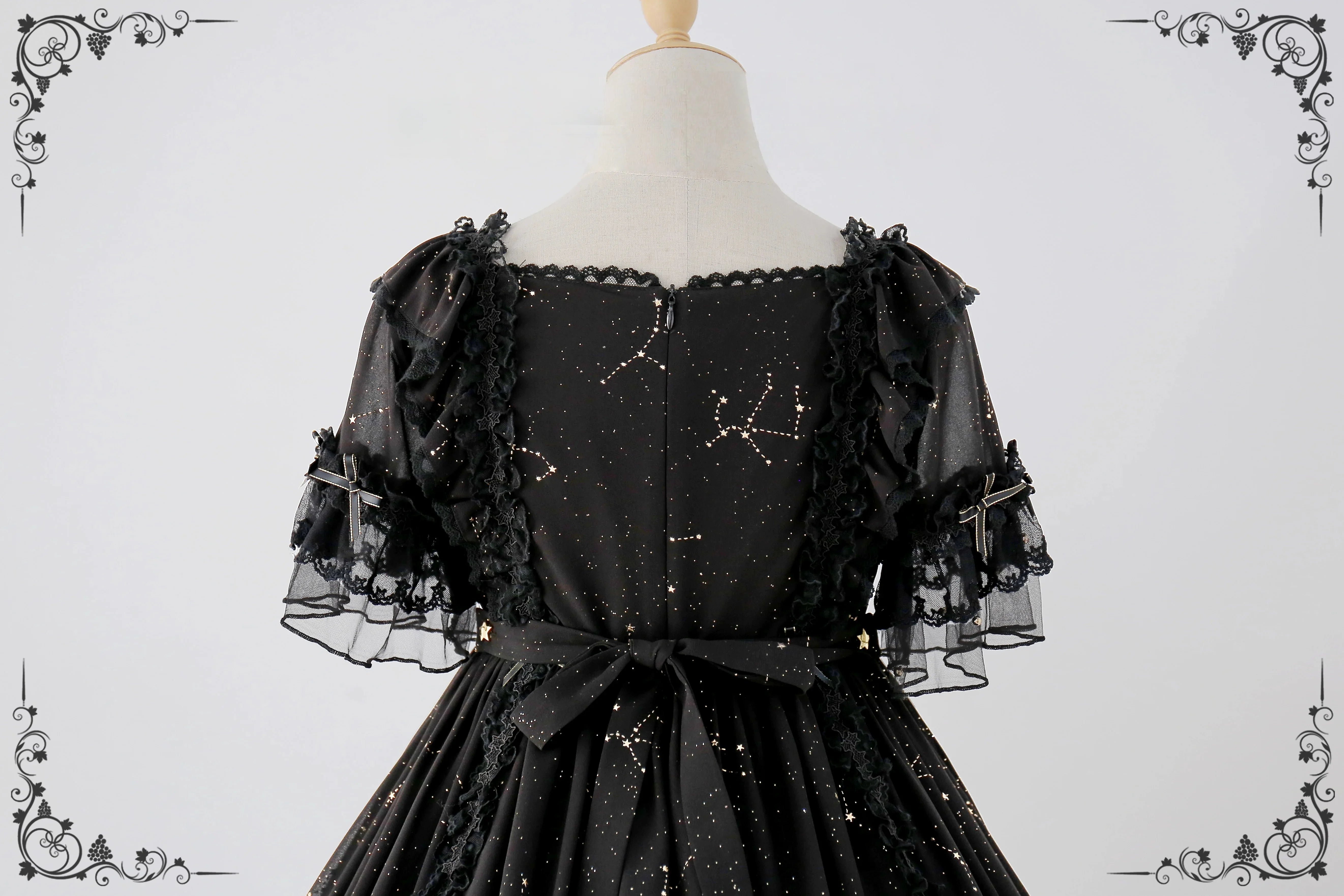 November Sakuya Gothic Constellation Short Sleeve Lolita OP