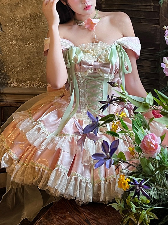 Spring Flower Series Romantic Fairy Dress LFD0012