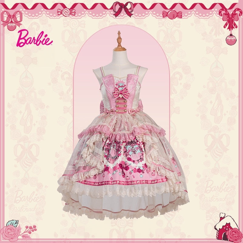 Nutcracker x Barbie Collab Original Lolita Elegant Overlay Tulle JSK Dress