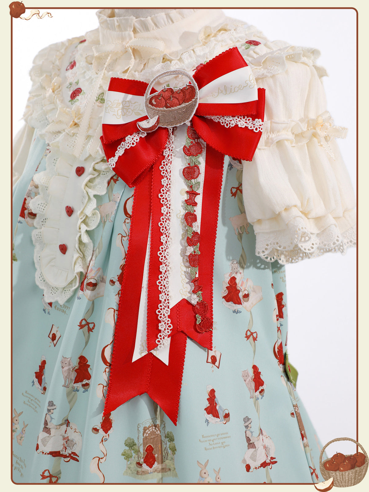 Little Red Riding Hood Original Fairy Tale Style Lolita A-Line JSK Dress