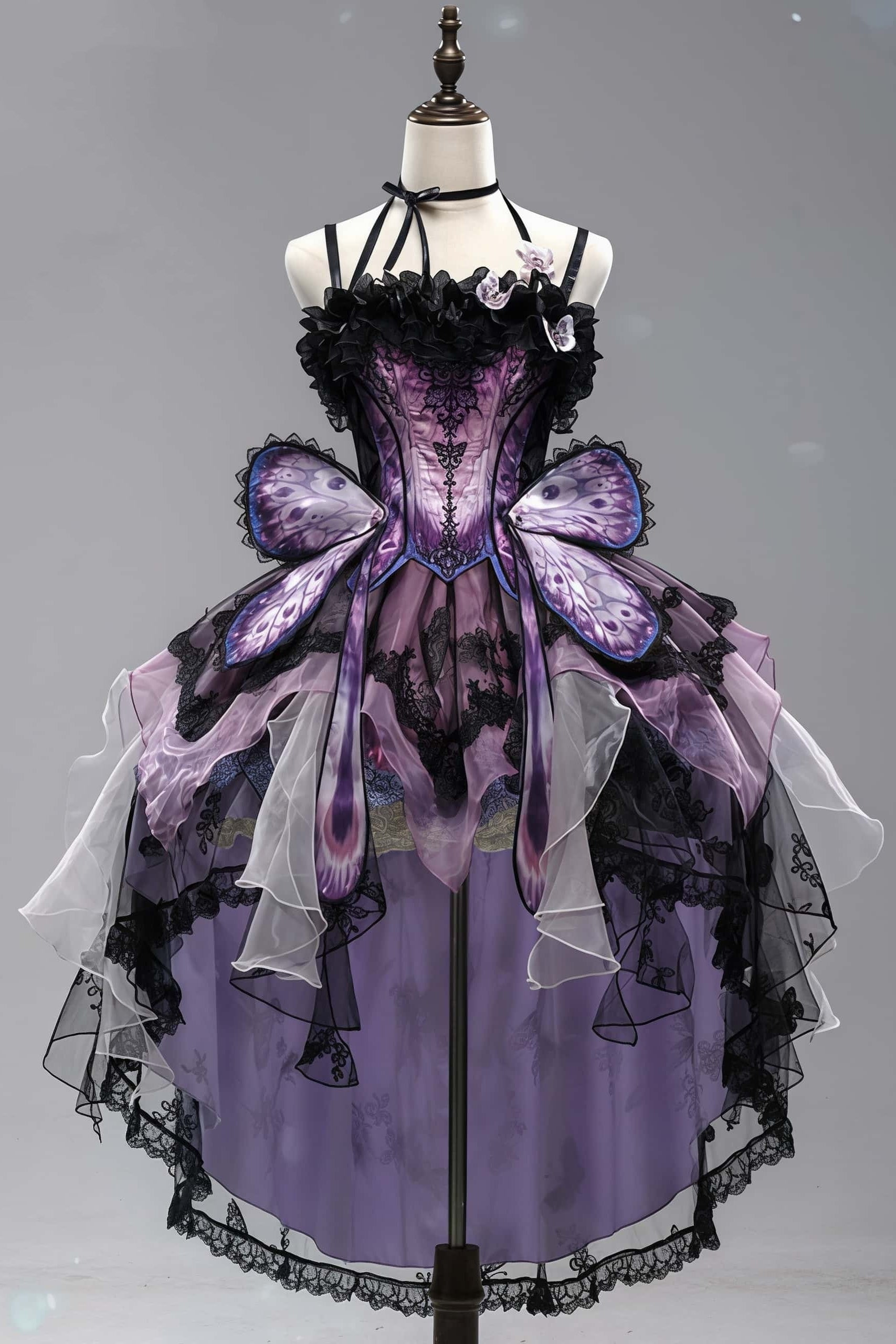 Dead Leaf Butterfly 3.0 Lolita Gothic Top & SK Dress Set